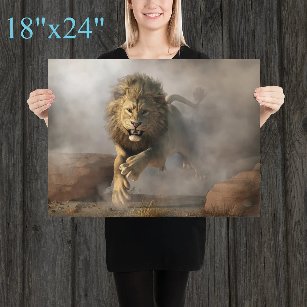 Lion Attack