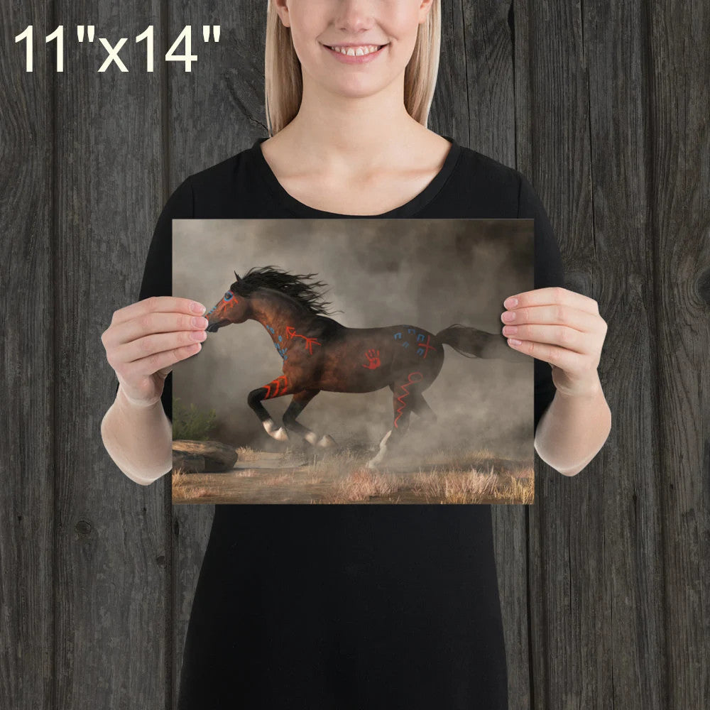 Galloping Warrior Horse