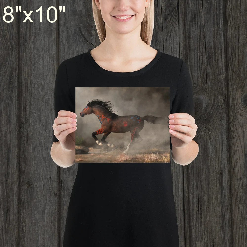 Galloping Warrior Horse
