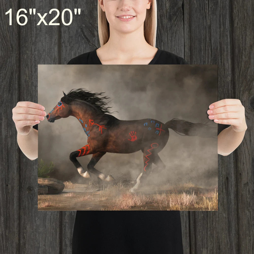 Galloping Warrior Horse