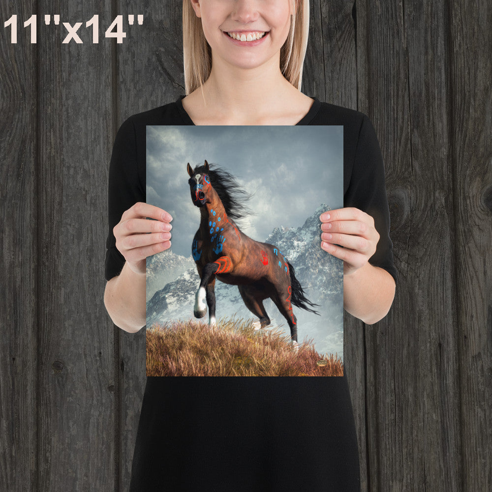 Bay Warrior Horse