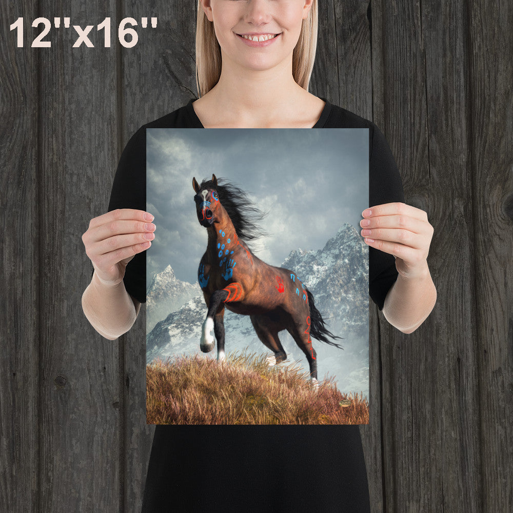 Bay Warrior Horse