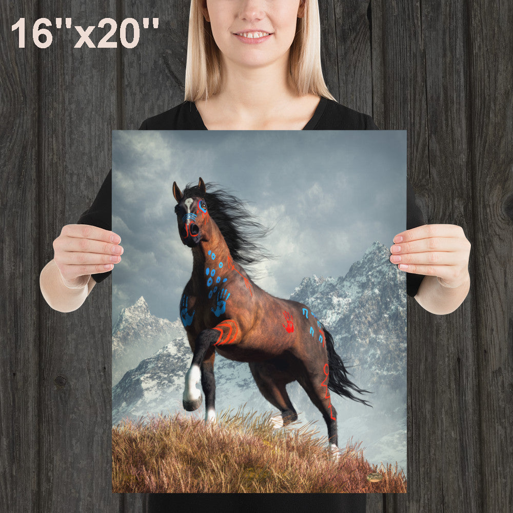 Bay Warrior Horse