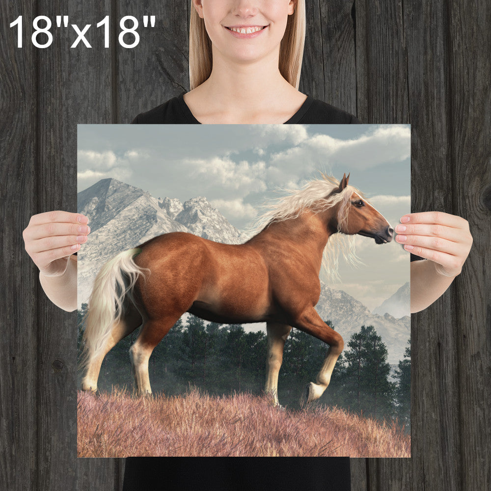 Wild Belgian Horse