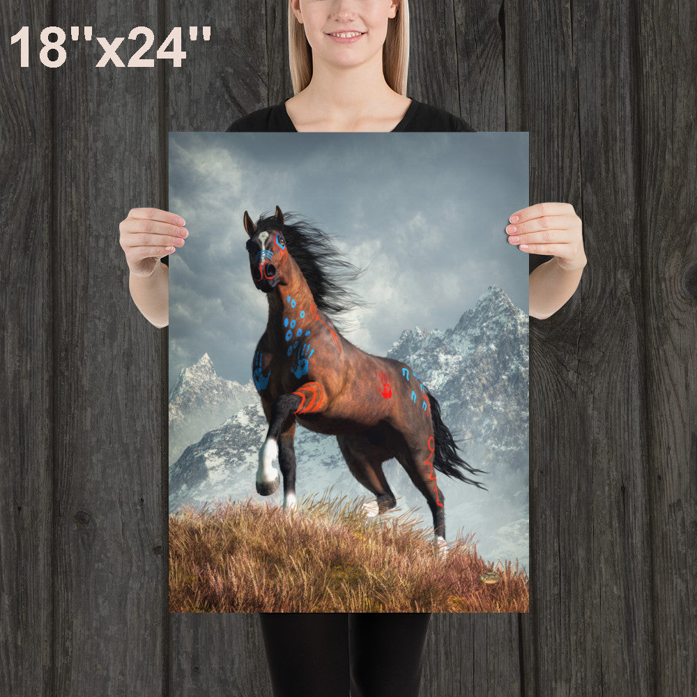 Bay Warrior Horse