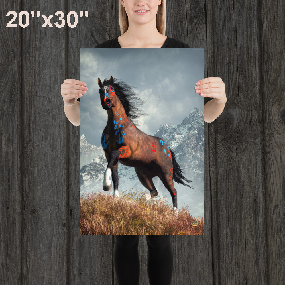 Bay Warrior Horse
