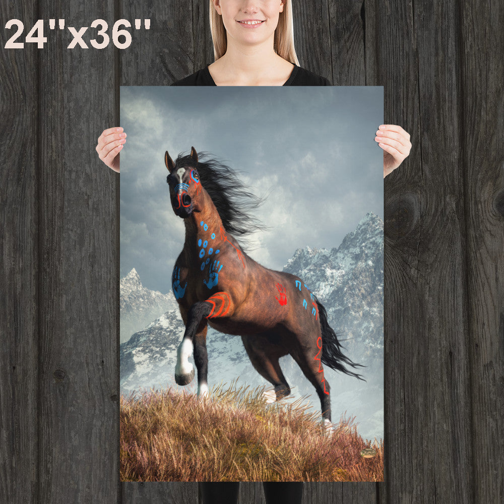 Bay Warrior Horse