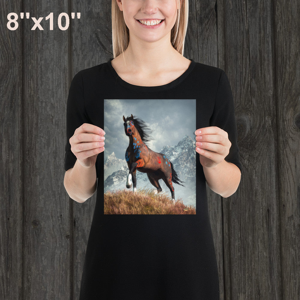 Bay Warrior Horse