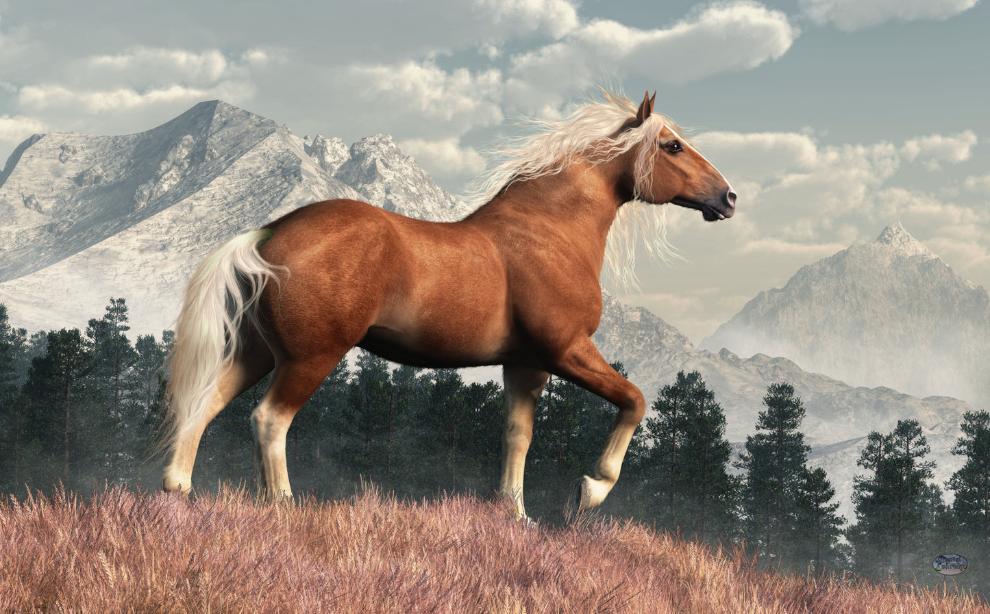 Wild Belgian Horse