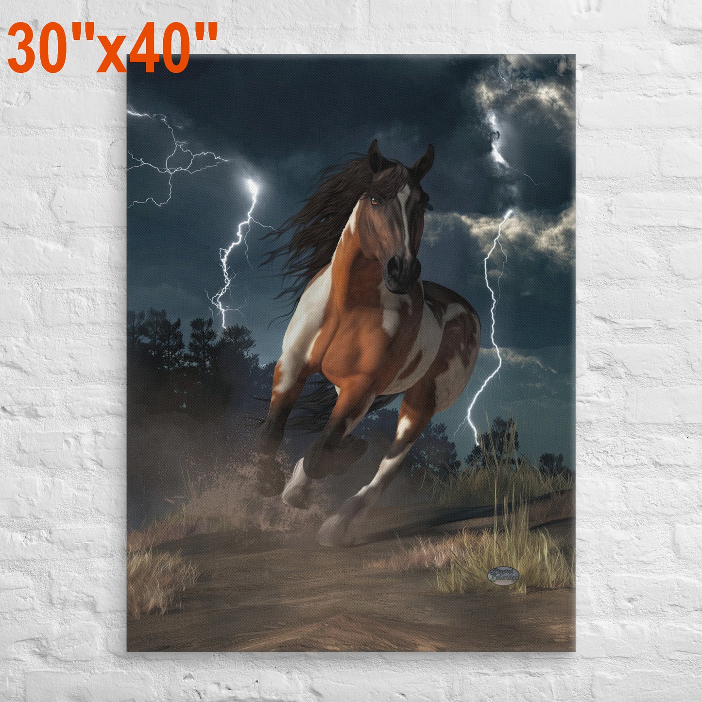 Horse Power - Canvas Print