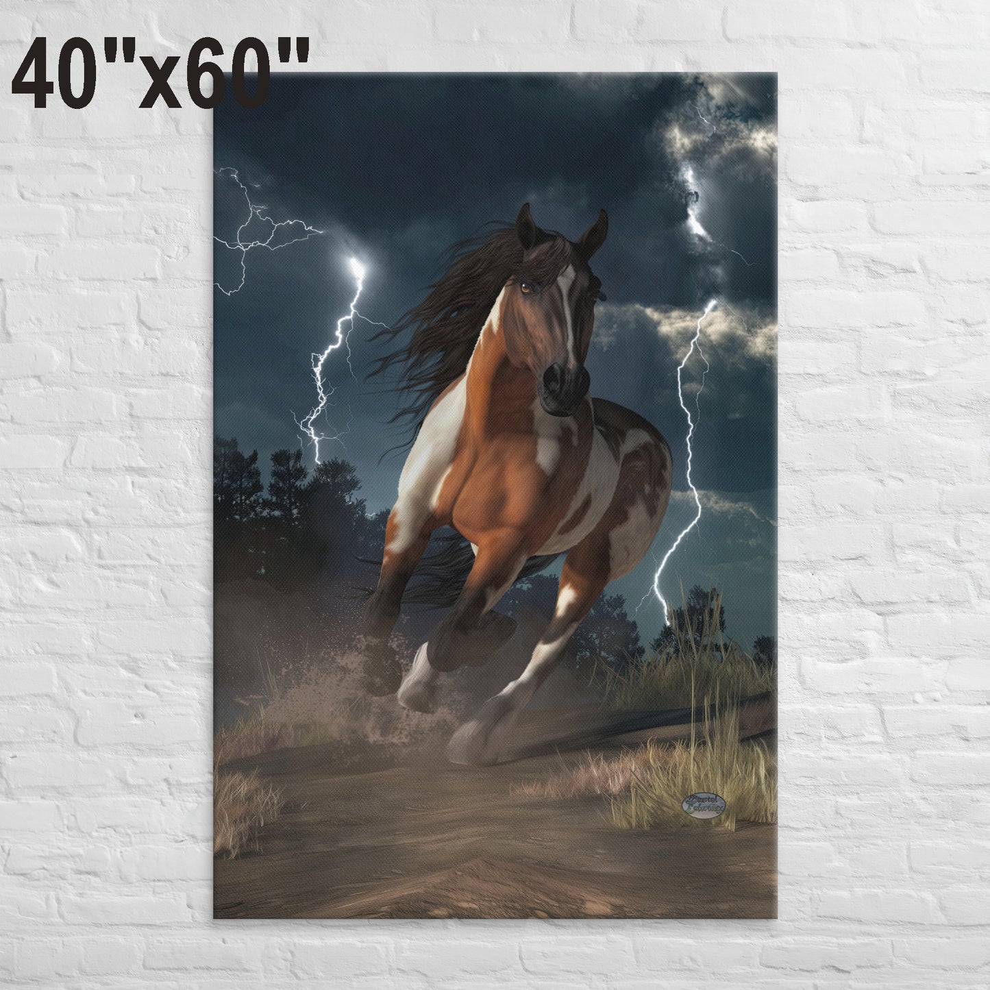 Horse Power - Canvas Print