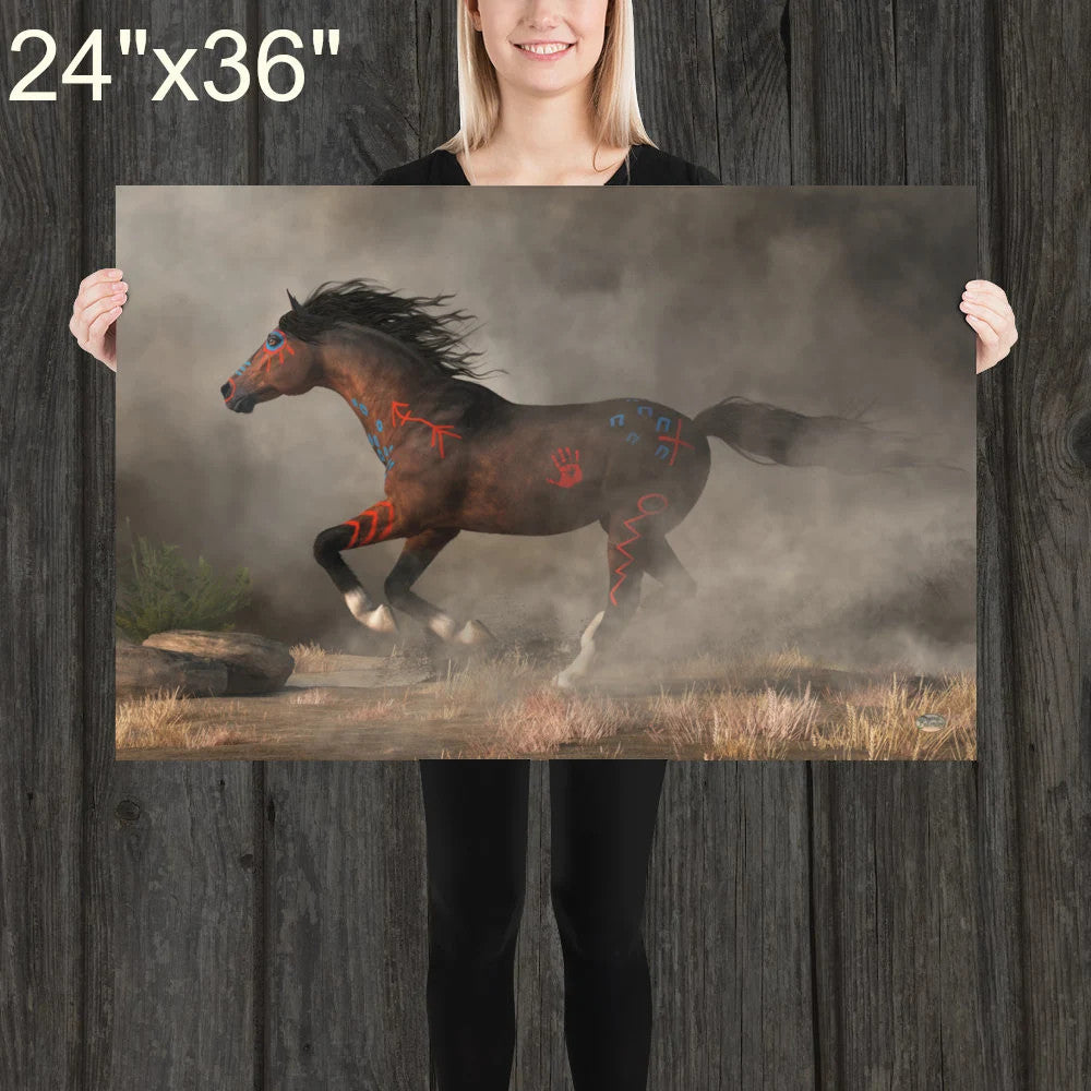 Galloping Warrior Horse