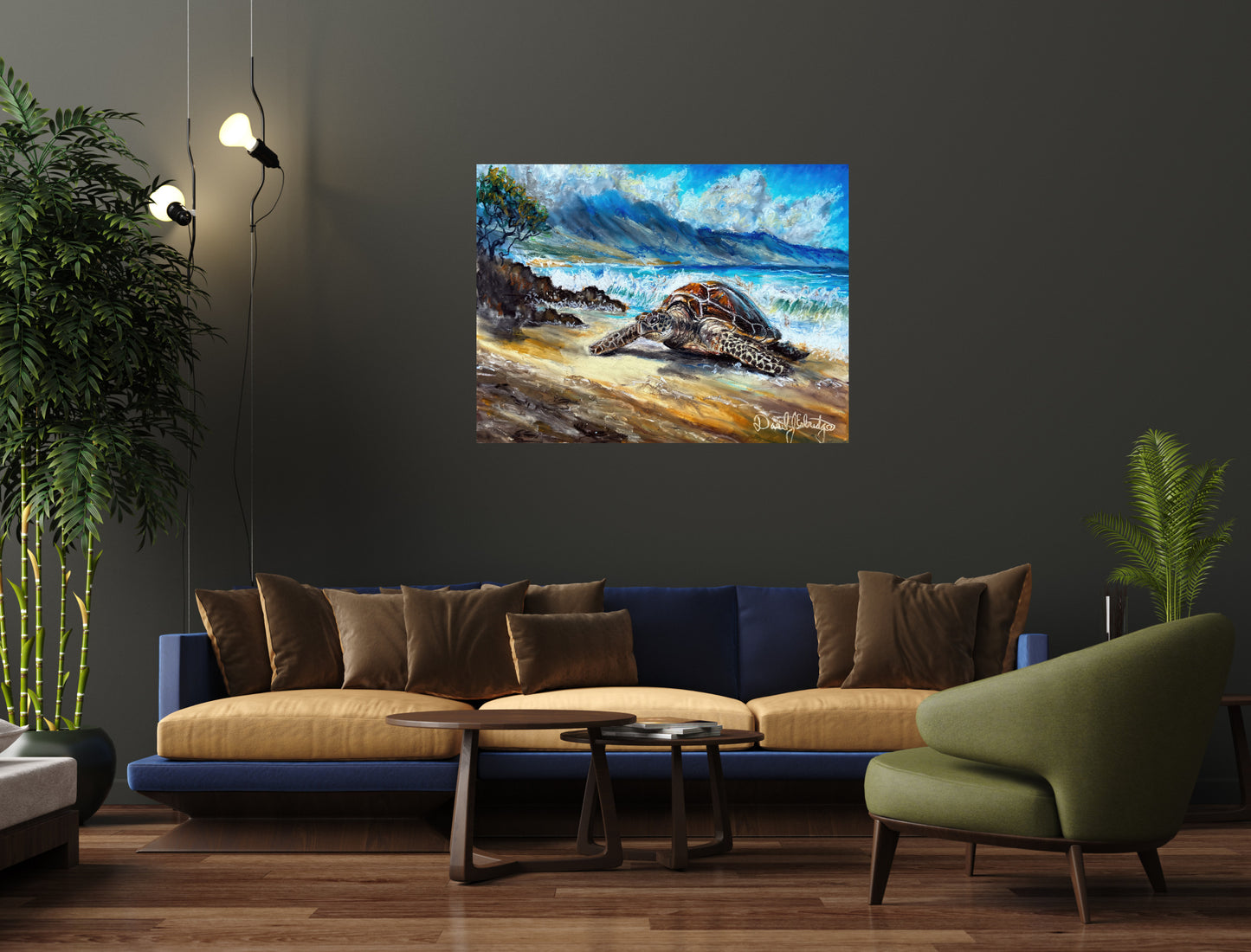 Sea Turtle on the Beach